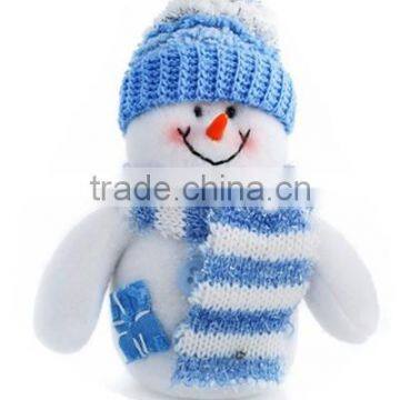 christmas decoration plush snowman/snowman plush toy