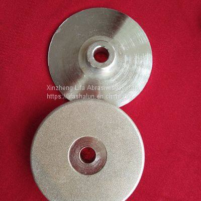 Sample customization electroplated cbn grinding wheels for bench High speed steel processing grinding wheelwith great price