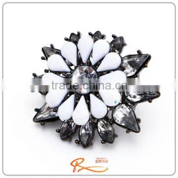 2016 latest new style flower Clip-on earrings jewelry