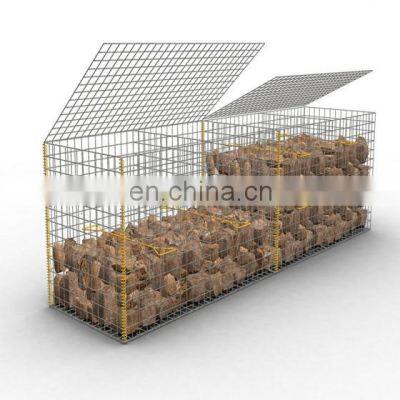 Easy installation welded gabion box retaining wall metal gabions prices