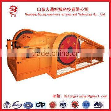 High performance stone 2PG double roller crusher price,hot sale stone crusher