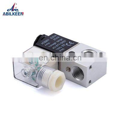 Effective Pneumatic Best Selling 3V1-08 AC110V Normally Closed 3/2 Way Thread Size G1/4 Solenoid Valve DC24V
