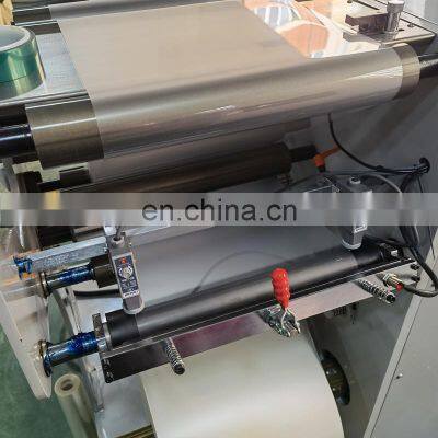 Small Cheap Aluminium Foil Household Foil PE Cling Film Roll Rewinding Machine photo-2