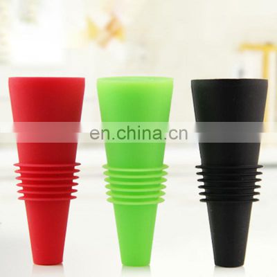 Wholesale Luxurious Silicone Bottles DIY Personalized Cork Wedding Favor Wine Stopper Custom