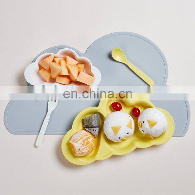 Customer Oriented High Quality Luxury Feeding Fiber Plate Bamboo Kids Dinnerware Set