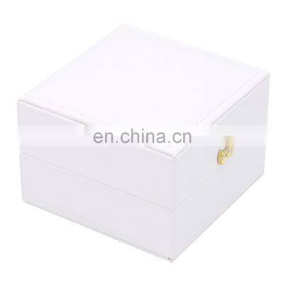 Custom logo LED bowknot   White jewellery pendent case elegant packaging custom jewelry  pendent box