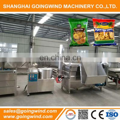 Small scale plantain chips production machine semi automatic plantain chip processing line cheap price for sale