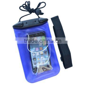 PVC waterproof wrist bag for mobile phone