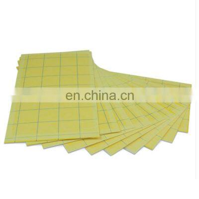 Factory price  wholesale Yellow square grid sticky pest board  a variety of sizes   customization OEM