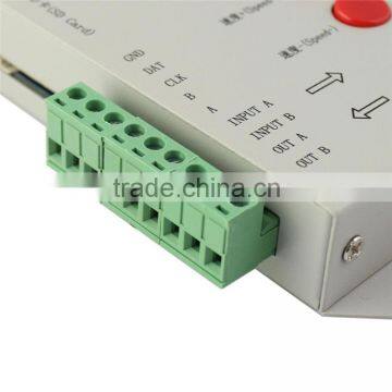SD Card Recognizable DIY Color Changing Mode T-1000S Programmable LED Strip Controller Especially for Dream-color Changing Strip photo-4