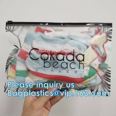 Matte Frosted Slider Zipper Bag Packing Storage Pouches Resealable Clothing / Cosmetics / Travel Suits / Promotional pa photo-4