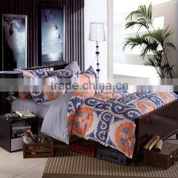 China textile floral printed American style bedding sets OEM cotton home useful duvet cover