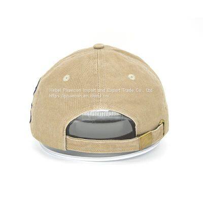 Custom Logo Dad Hat Men and Women Washed Cap photo-2