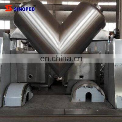 Pharmaceutical V type powder mixer/Industrial Dry particle blending machine for Lab Use/dough mixer blender for coal powder