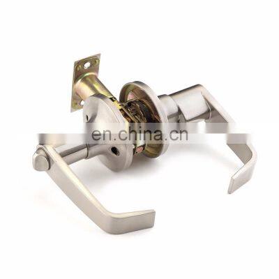High Quality Factory Price Zinc Alloy Lever Brass Cylinder Cylindrical Handle Door Lock photo-2