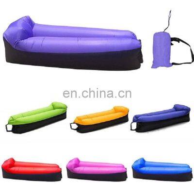 High Quality Camping Inflatable Couch Lounger Lazy Bag Air Sofa Ultralight Sleeping Bag Air Bed inflatable Sofa Lounger