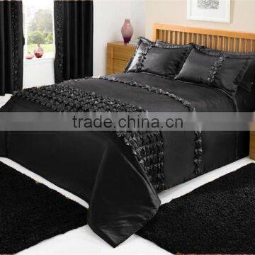 3D Flower Satin Duvet Cover photo-2