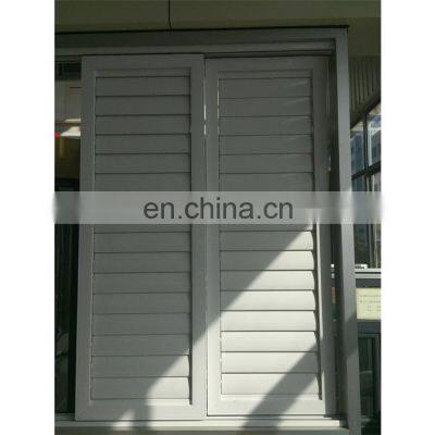 Modern Commercial House AS2047 Standard Aluminum Frame Shutters Jalousie Windows Soundproof Glass Louver Window photo-3