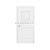 Bedroom wood door Simple fashion insulate against sound doors interior white Mobile house