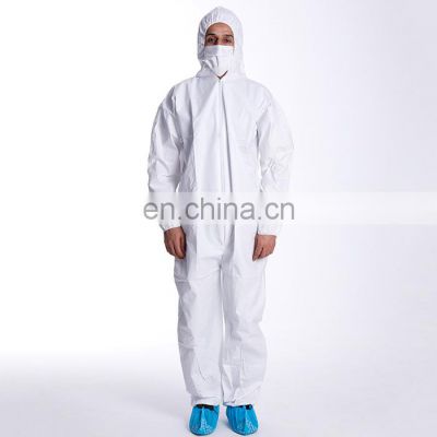 Free Sample Disposable PPE Safety Clothing Suit Food Industry Disposable Microporous Coverall