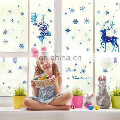 Suncatcher Decorative Packing Inside Snowflakes Indoor Children Blue Car Custom Window Sticker Glass Film