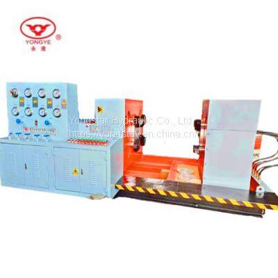 Manual control type YFT-400 horizontal claws clamping type hydraulic ball valve test bench for flange valve test