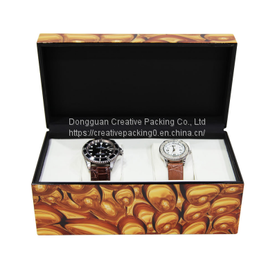 Custom Wholesale Mix Color Classical Collection Watch Case Storage Display Box