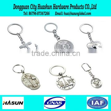 Personalized cheap metal custom souvenir keychain