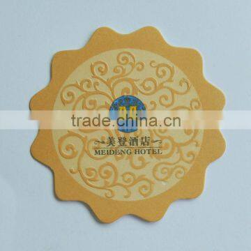 Black Coaster, Recycled Paper Coaster, Paper Printed Drinks Coasters photo-4