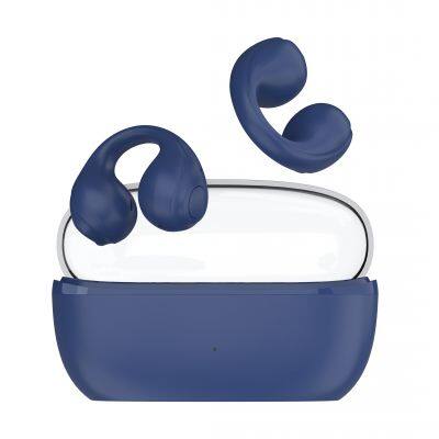 Bone Conduction Earphone Ear Clip on Ear Earring Wireless Headphones Sports Headsets Ear Hook With Mic photo-4