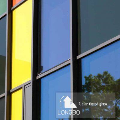 4mm 5mm Color Tinted Glass with Green, Blue, Grey, Bronze, Clear Colors