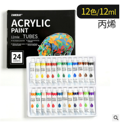 12color 12ml Acrylic Paints for Kids Painting photo-3