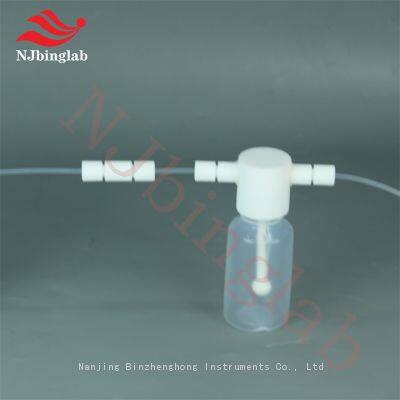 NJbinglab PFA Gas Washing Bottle Same as Brand, 250ml, Low Background photo-2