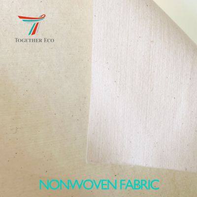 biodegradable 100% cotton spun lace non-woven fabric roll for personal care products cotton spunlace Nonwoven Fabric manufacturer price