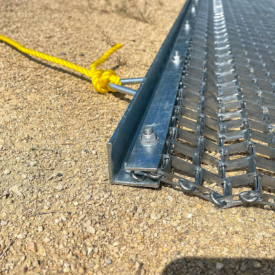Zinc and Steel Field Surface Leveling Metal Drag Mat in a Size 4FT*5FT Factory Wholesale photo-6