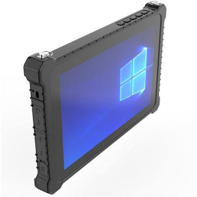 HR1051i5 10.1'' Intel I5/I7 Win10 Pro16GB+256GB 4G/5G Wifi6 Rugged Tablets With Fingerprint NFC 2D Barcode RFID Aviation Plug RJ45 RS232 photo-5