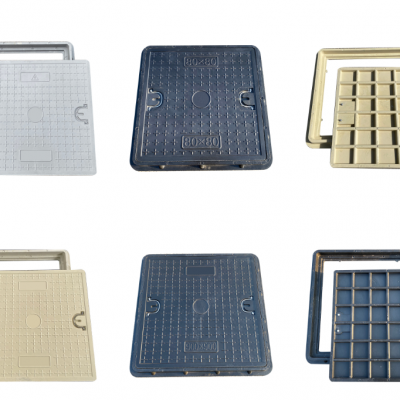 Lightweight FRP Manhole Cover 60x60 With Load Capacity up to 25 Tons photo-5