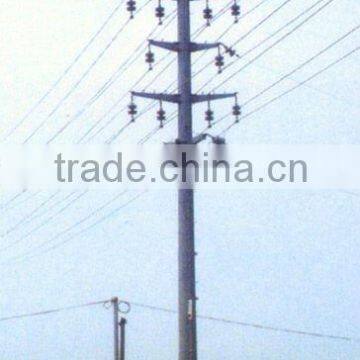 Transmission steel pole