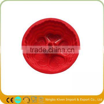 Big Heart Shaped Silicone Flower Cake Mold photo-4