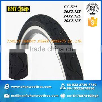 rubber bicycle tyre 20x2.125 24x2.125 26x2.125 road roller for sale