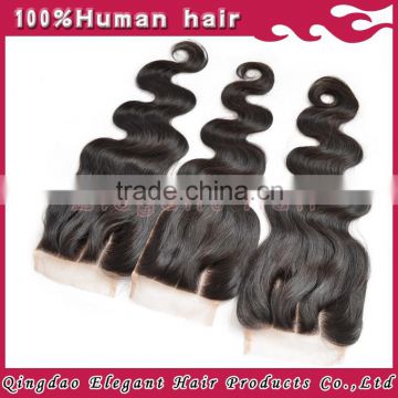 China wholesale websites unprocessed indian remy hair body wave three way closure