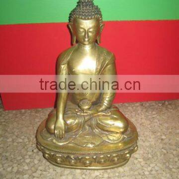 Brass Buddha Stachue