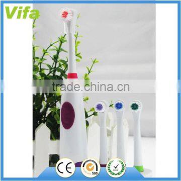 High quality Waterproof Electric Toothbrush with 4 replace Brush Heads