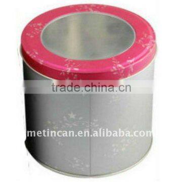 round food safe tin box package