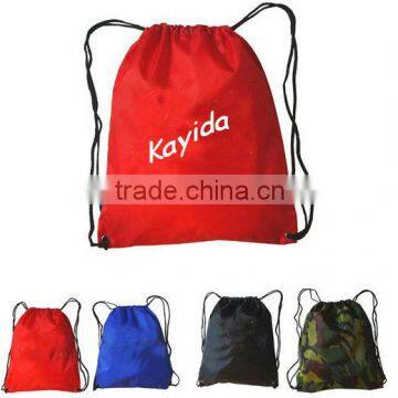 210D transfer printing promotion drawstring backpack bag 1
