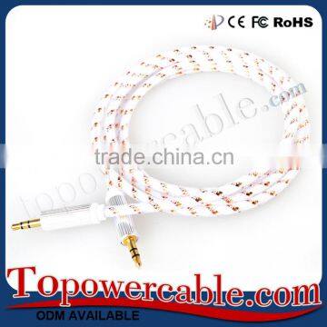 2016 Hot New Cheap Fishing Net Design 3.5Mm Aux Auxillary Cord Cable