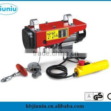 20 ton double speed Travelling type Mini Electric Wire Rope Hoist with Trolley