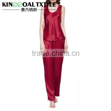 New Fashion Sexy 100% Silk Plus Size Women sleepwear