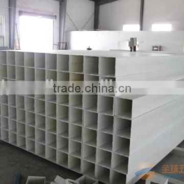 fiberglass grp FRP square tubes /ISO9001/101*101*8*8mm