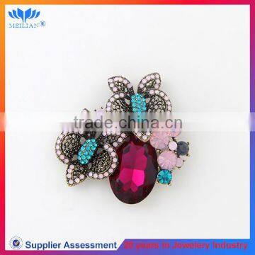 2014 New Design Gold Fashion Wholesale Rhinestone Brooch